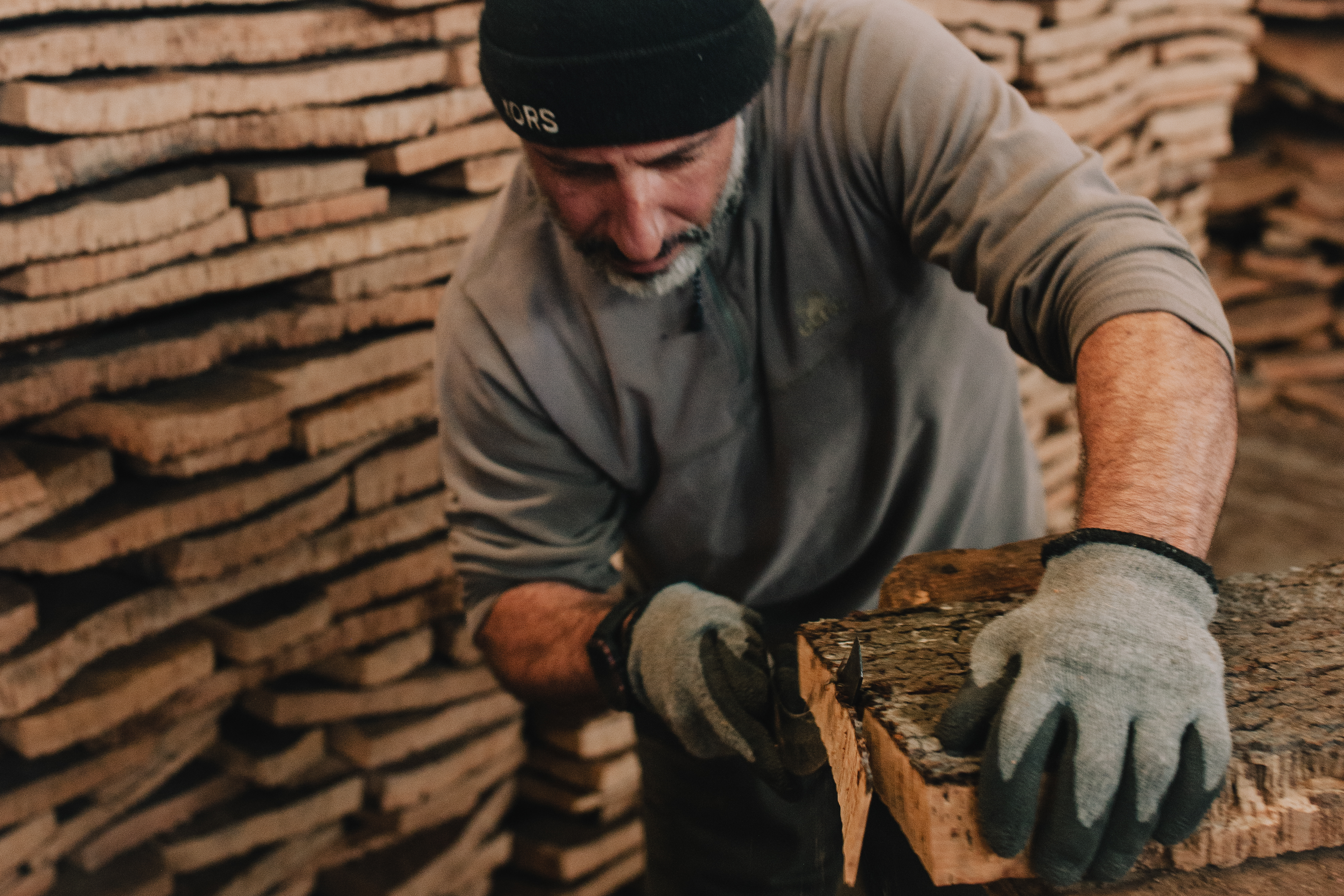Eco-cork factory